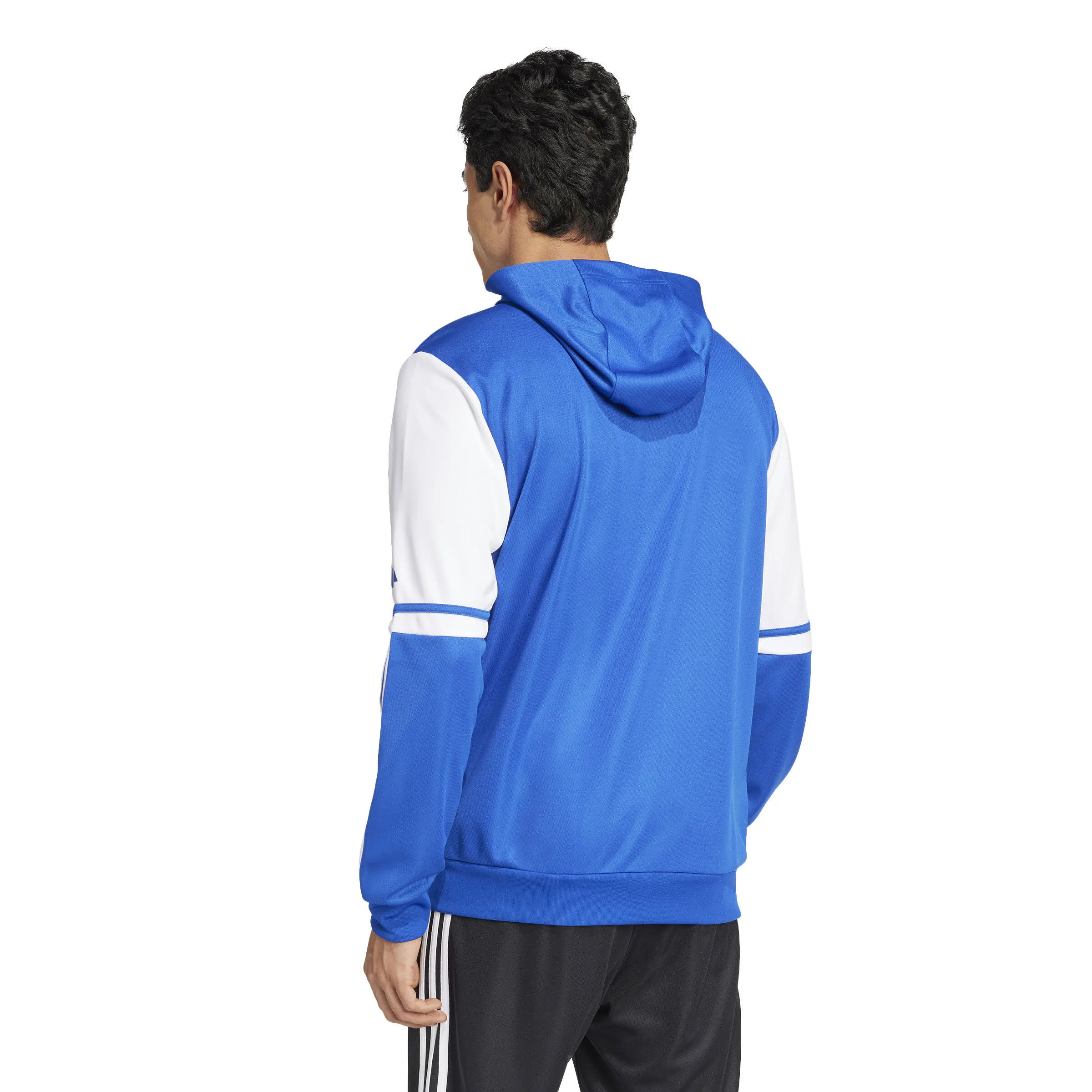 adidas Squadra 25 Kapuzenjacke Trainingsjacke Herren blau weiß