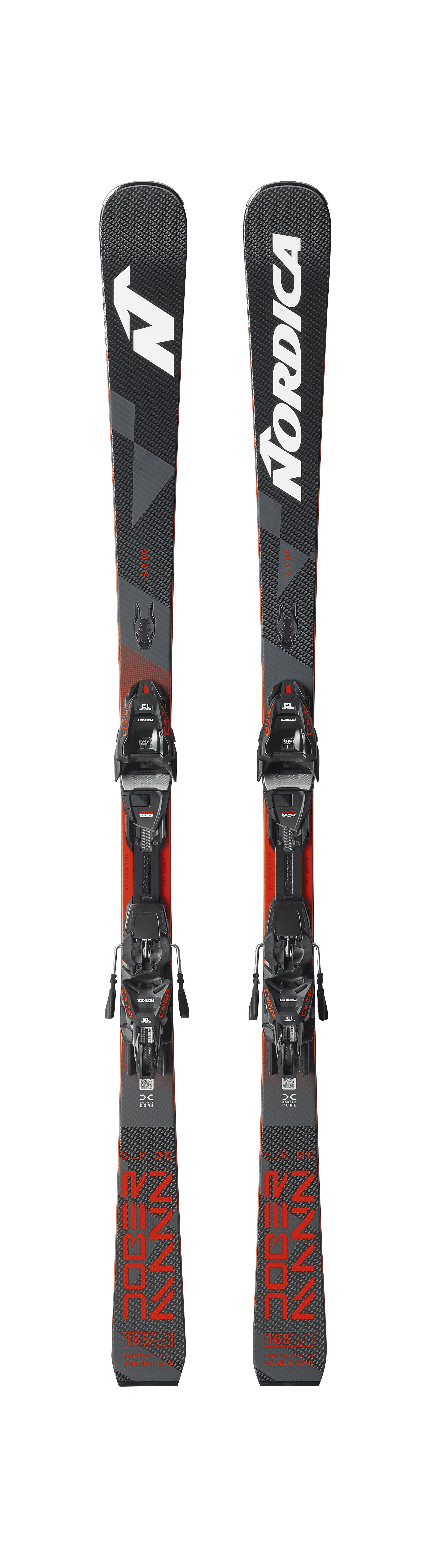 Nordica Dobermann SLR DC FDT 2025/26 On-Piste Skiset inkl. Bindunf schwarz/rot