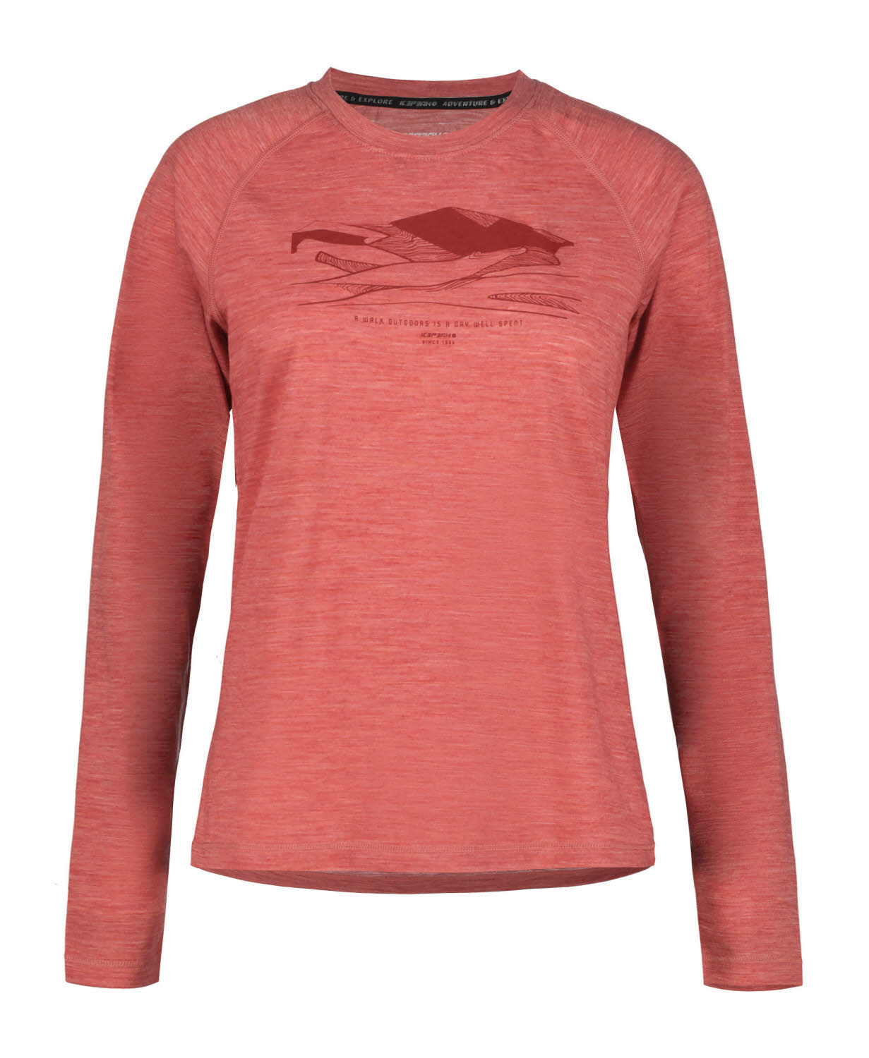 Icepeak Bastia Damen Shirt Longsleeve rot
