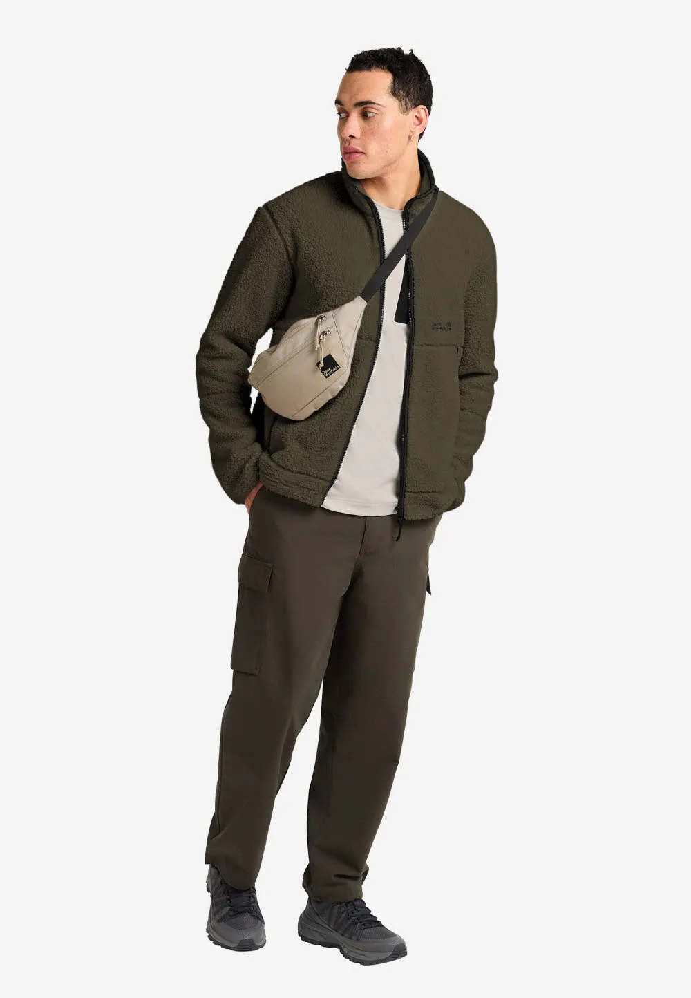 Jack Wolfskin Stone Lite Jkt Herren Fleecejacke grün