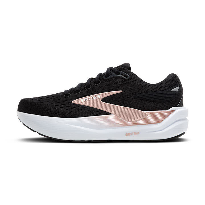 Brooks Ghost Max 3 Damen Laufschuhe Joggingschuhe black/black/rose gold