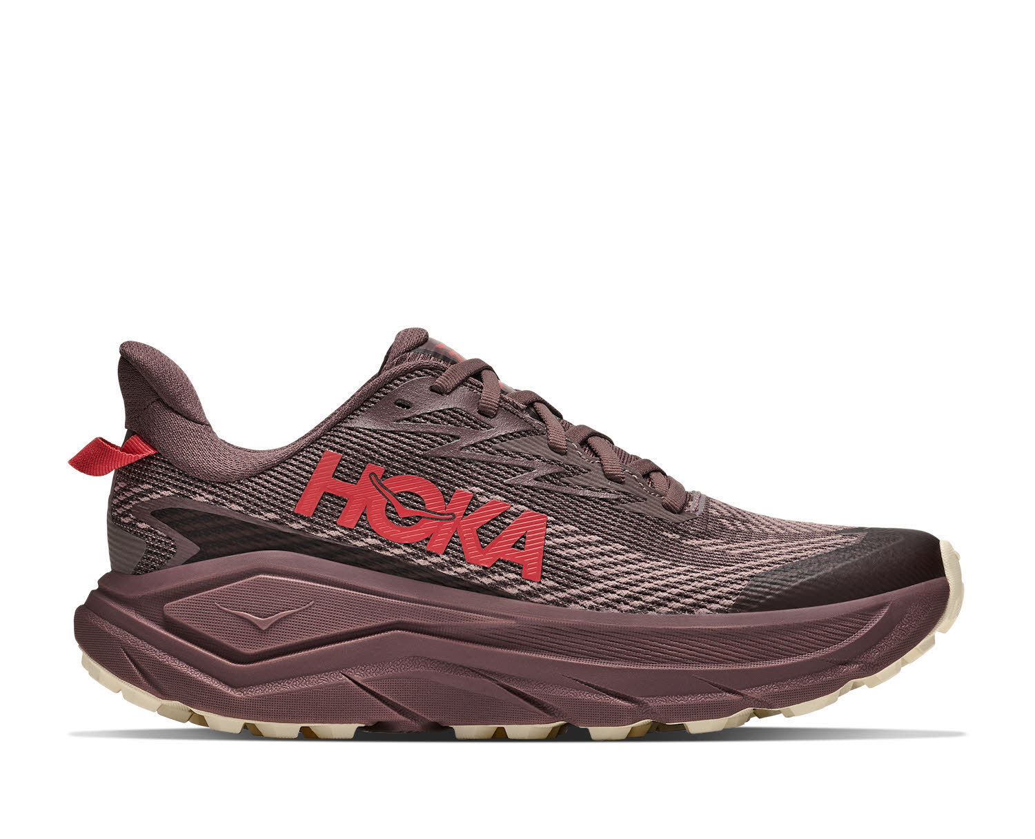 Hoka Challenger 8 GTX Damen Trailrunningschuhe Laufschuhe dunkelrot