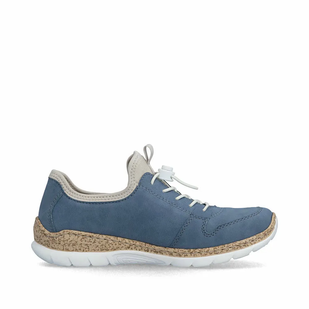 Rieker Damen Slipper blau