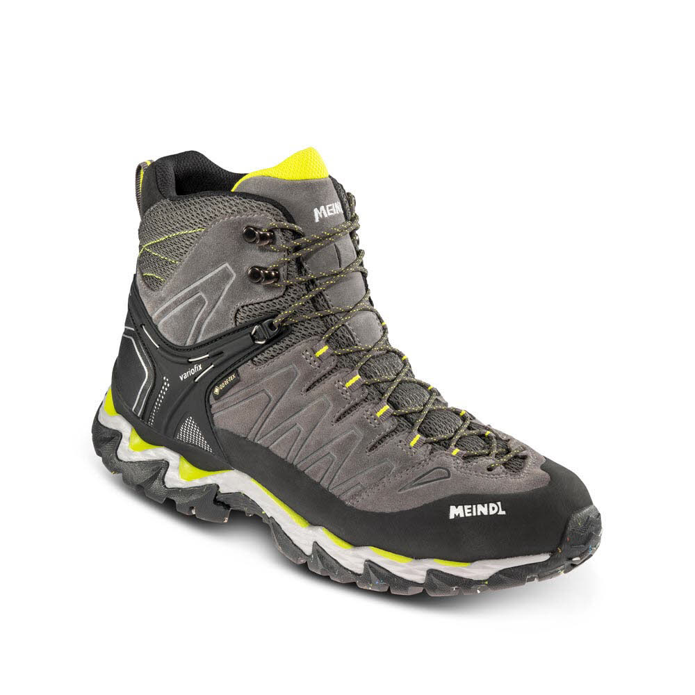 Meindl Lite Hike GTX Herren Trekkingschuhe Wanderschuhe High anthrazit/lime NEU