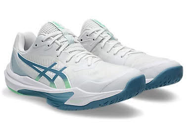 ASICS Sky Elite FF 3 Herren Volleyballschuh - white/saba blue