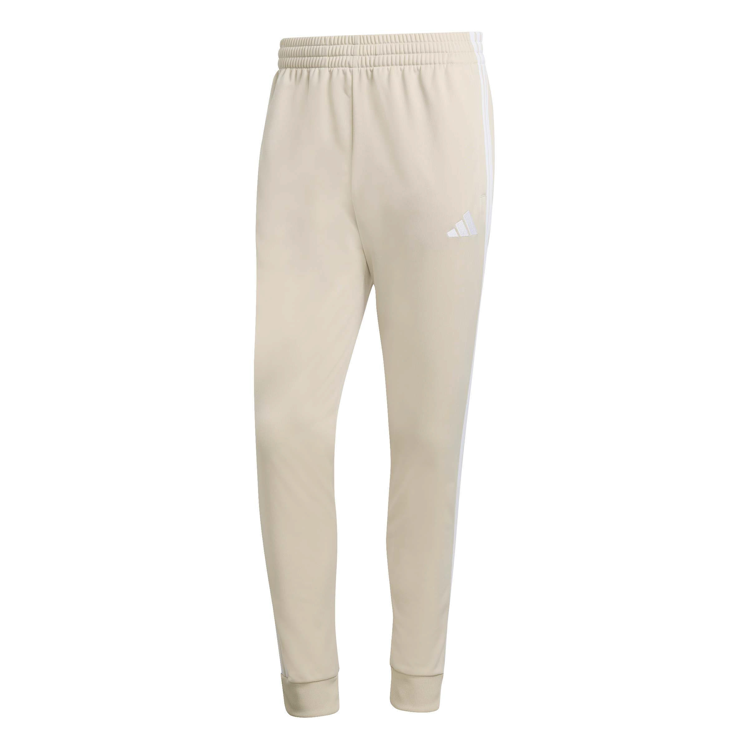 adidas M 3S TR TT Herren Trainingsanzug Set weiß