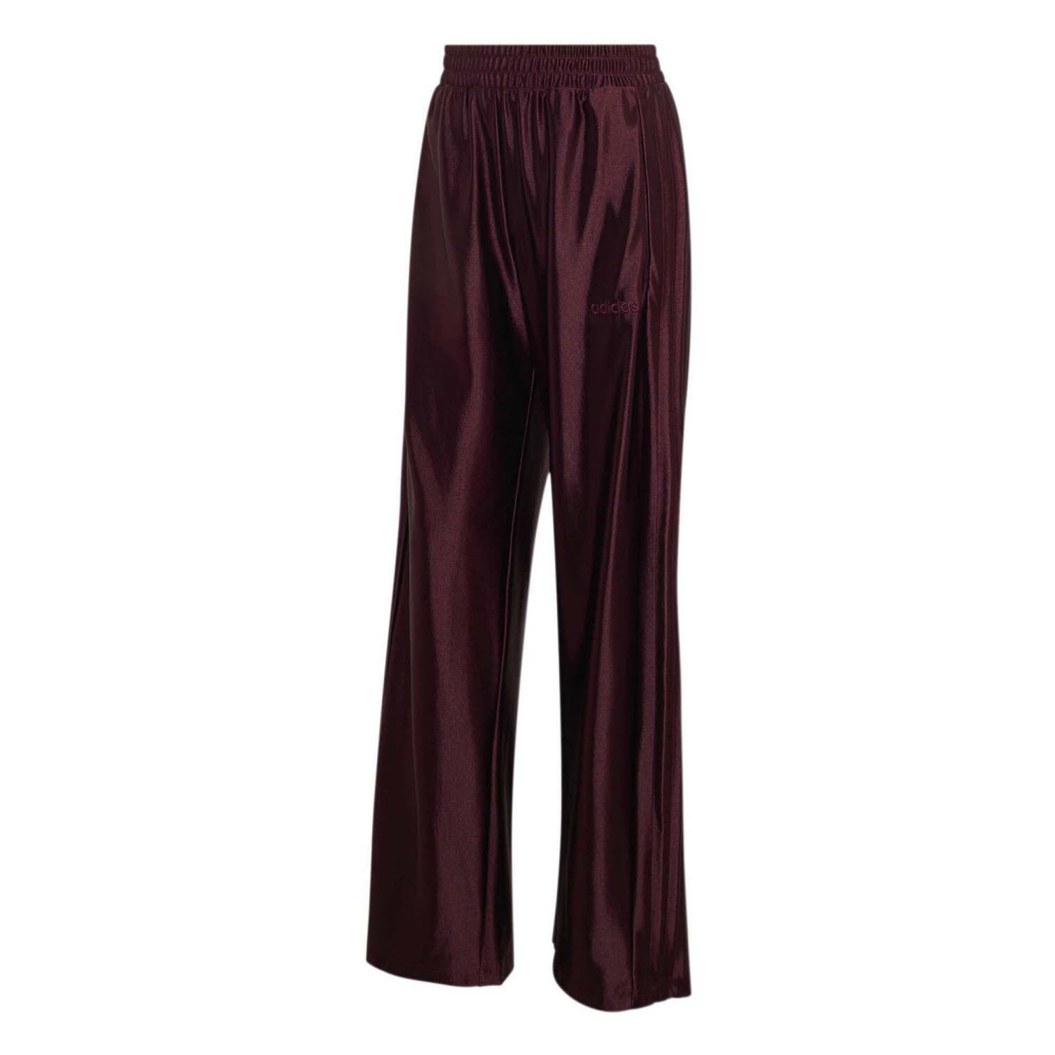 adidas Seasonal Essentials Satin Damen Jogginghose Freizeithose rot