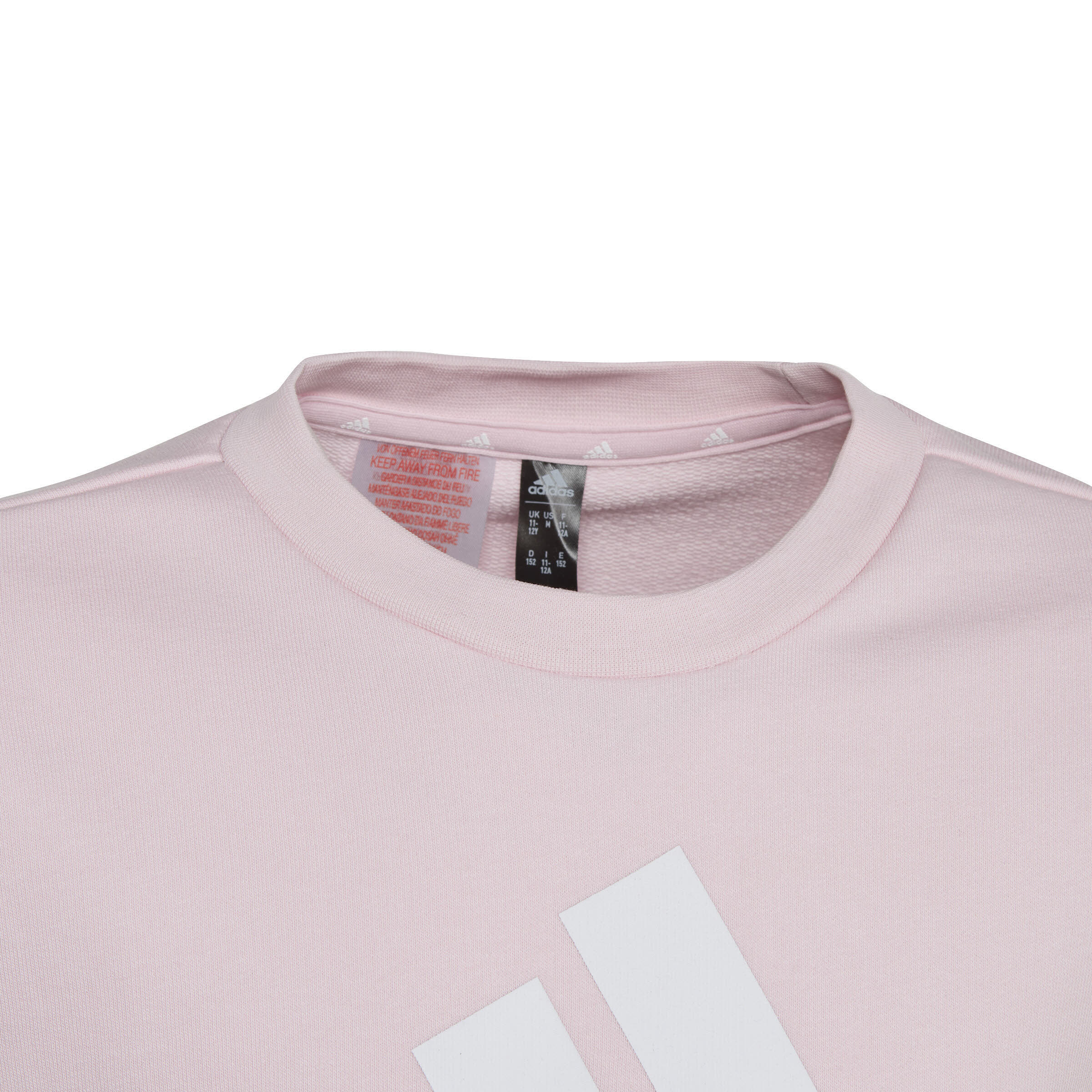 adidas Essentials Big Logo Cotton Sweatshirt Kinder Mädchen rosa