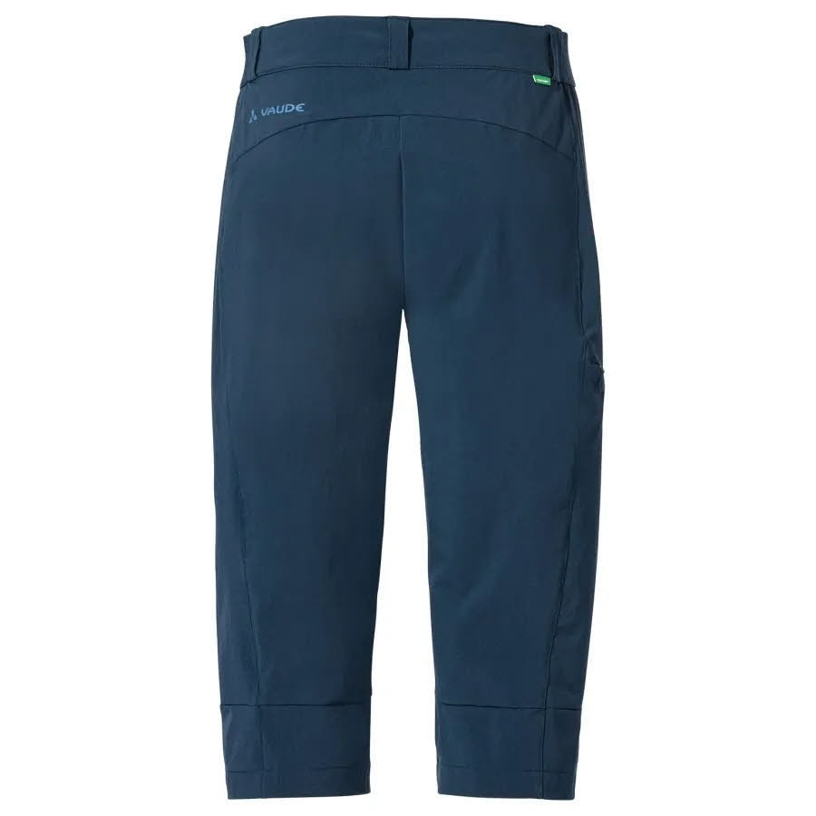 Vaude Farley Stretch Capri Hose III Damen Wanderhose Trekkinghose blau