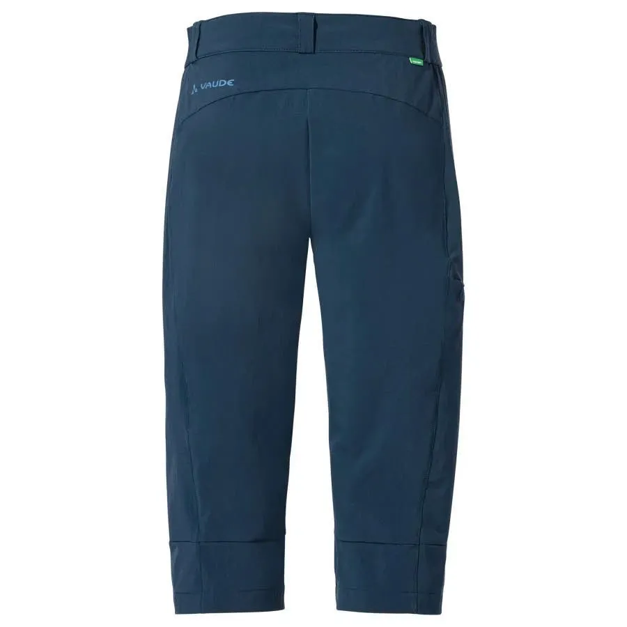 Vaude Farley Stretch Capri Hose III Damen Wanderhose Trekkinghose blau