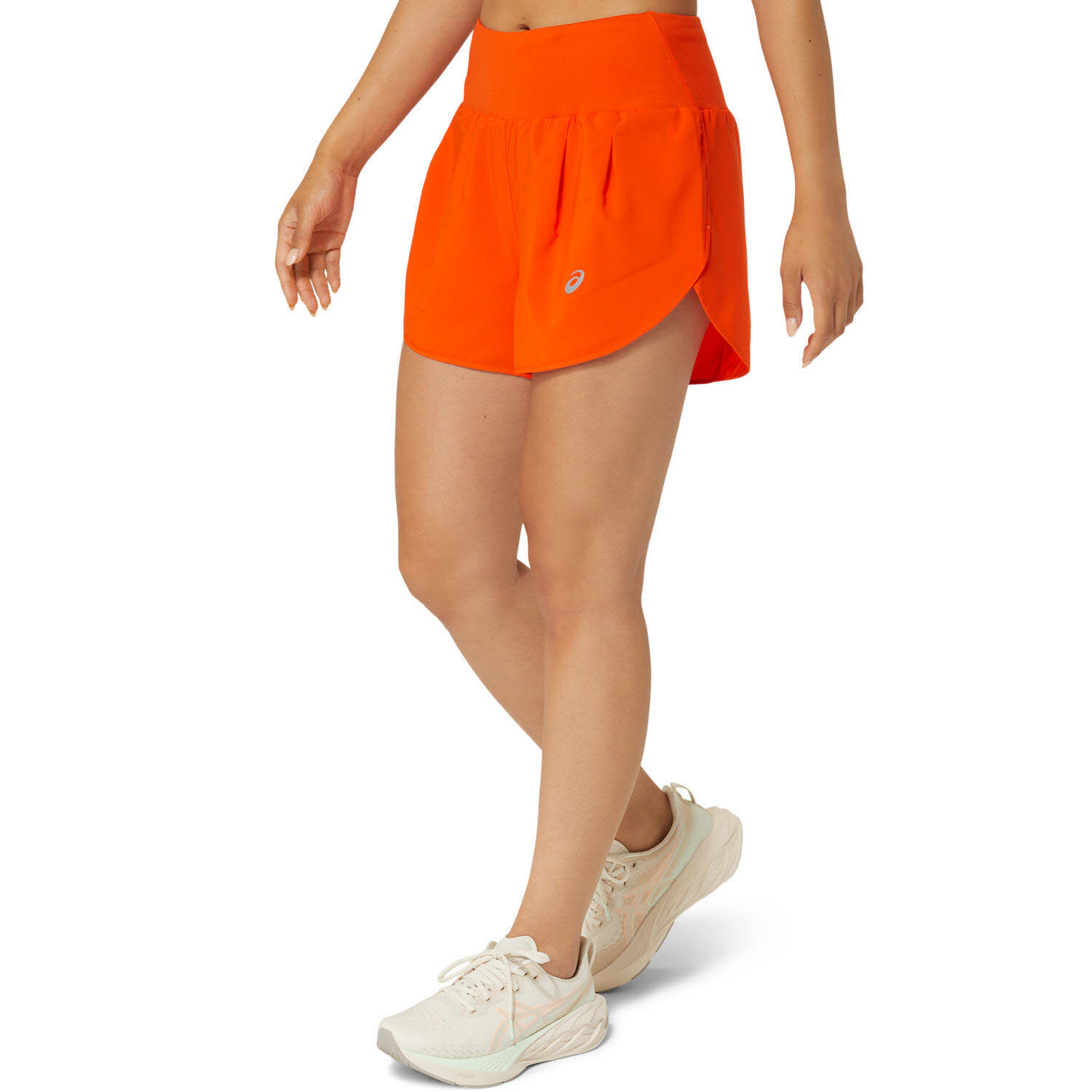Asics Road 3.5IN Damen Shorts Laufshort kurze Hose orange