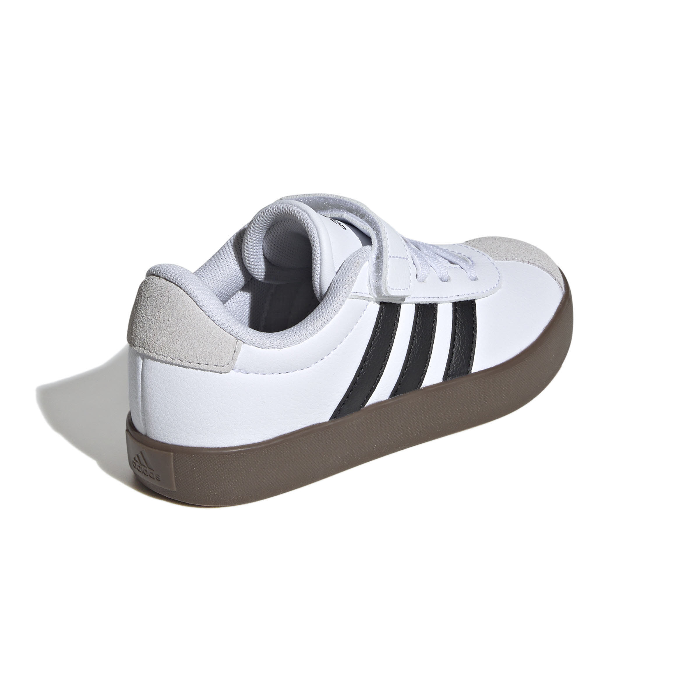 adidas VL COURT 3.0 K Jungen Sneaker Freizeitschuhe weiß/schwarz
