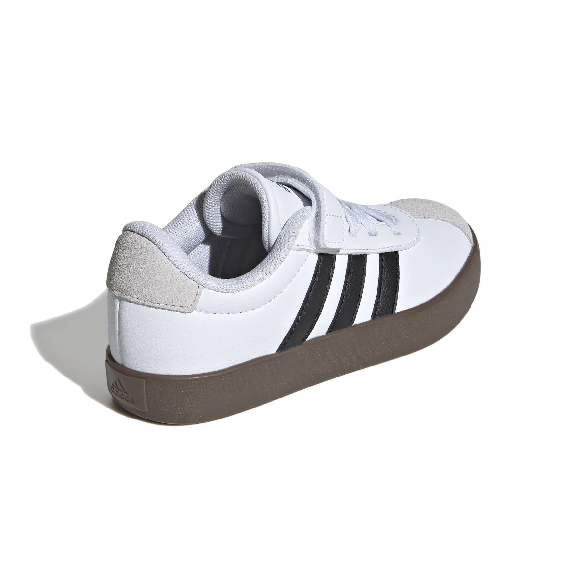 adidas VL COURT 3.0 K Jungen Sneaker Freizeitschuhe weiß/schwarz