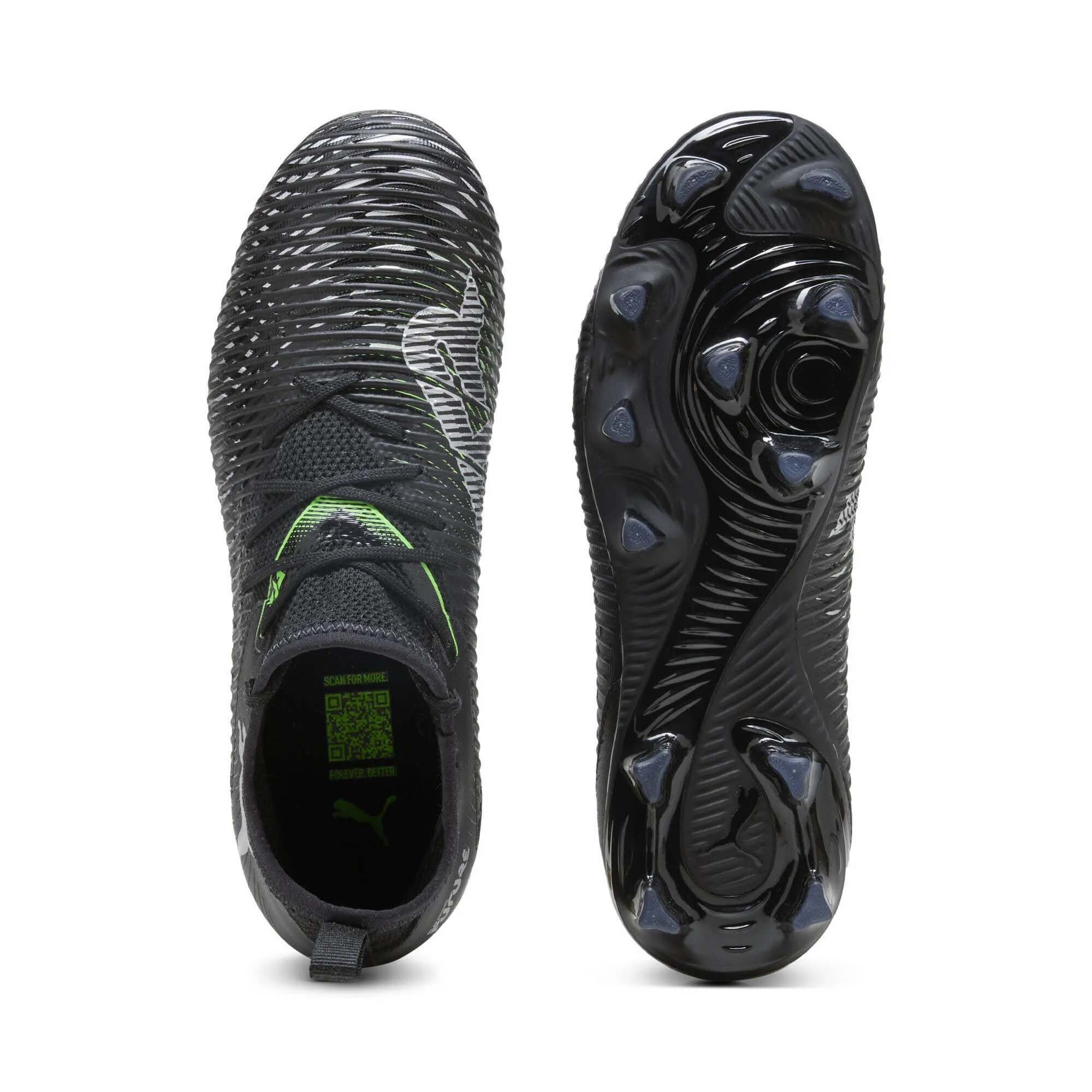 Puma FUTURE 8 MATCH FG/AG Jr Fußballschuhe Teenager schwarz