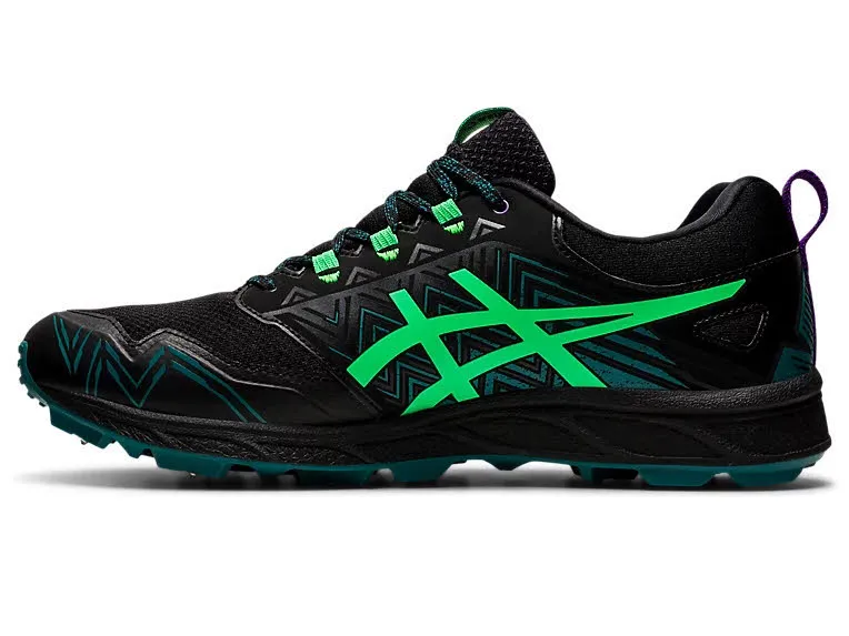ASICS GEL-FUJISETSU 3 GTX Herren Trailrunningschuhe Laufschuhe schwarz/grün