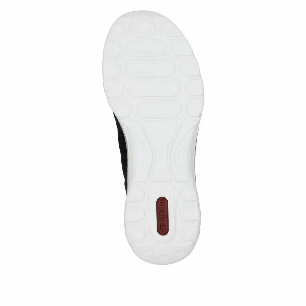 Rieker Damen Slipper blau