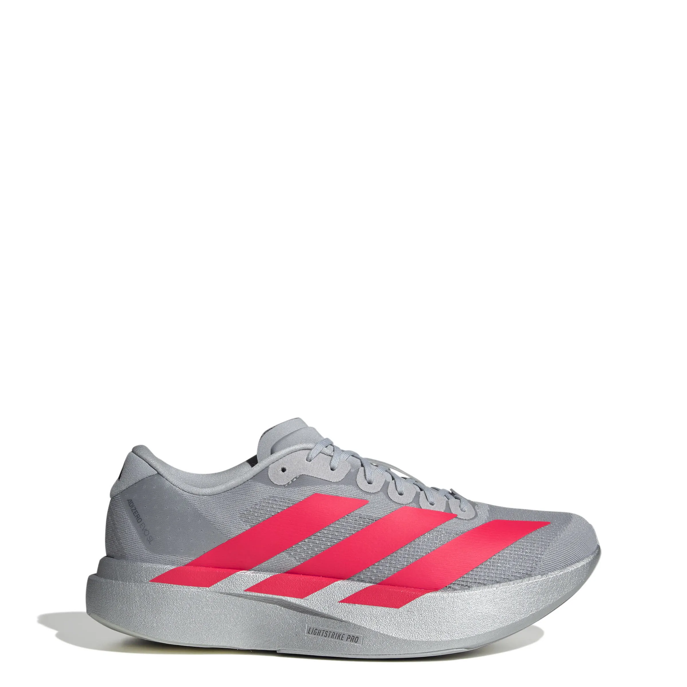 adidas ADIZERO EVO SL Herren Laufschuhe Joggingschuhe silber/rot
