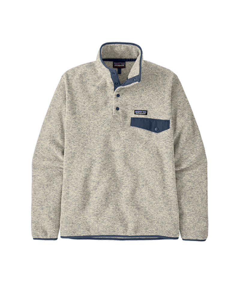 Patagonia LW Synch Snap-T P/O Herren Fleece Pullover beige
