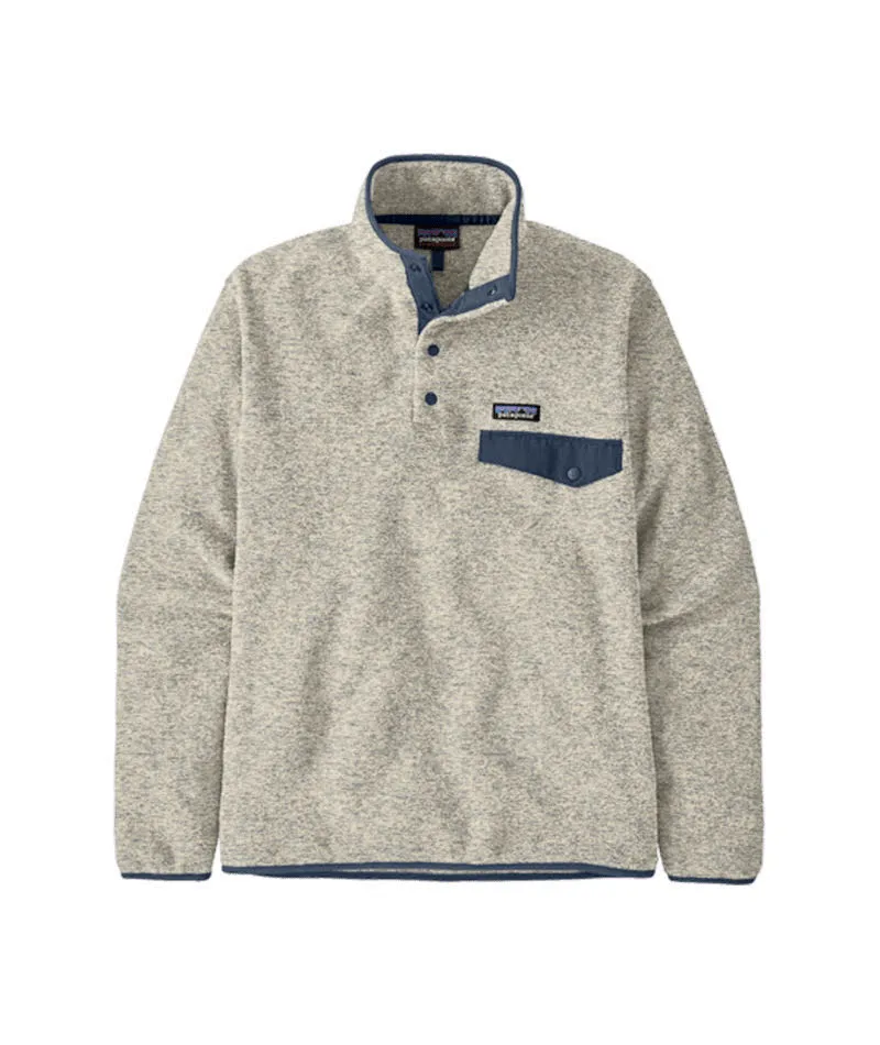 Patagonia LW Synch Snap-T P/O Herren Fleece Pullover beige