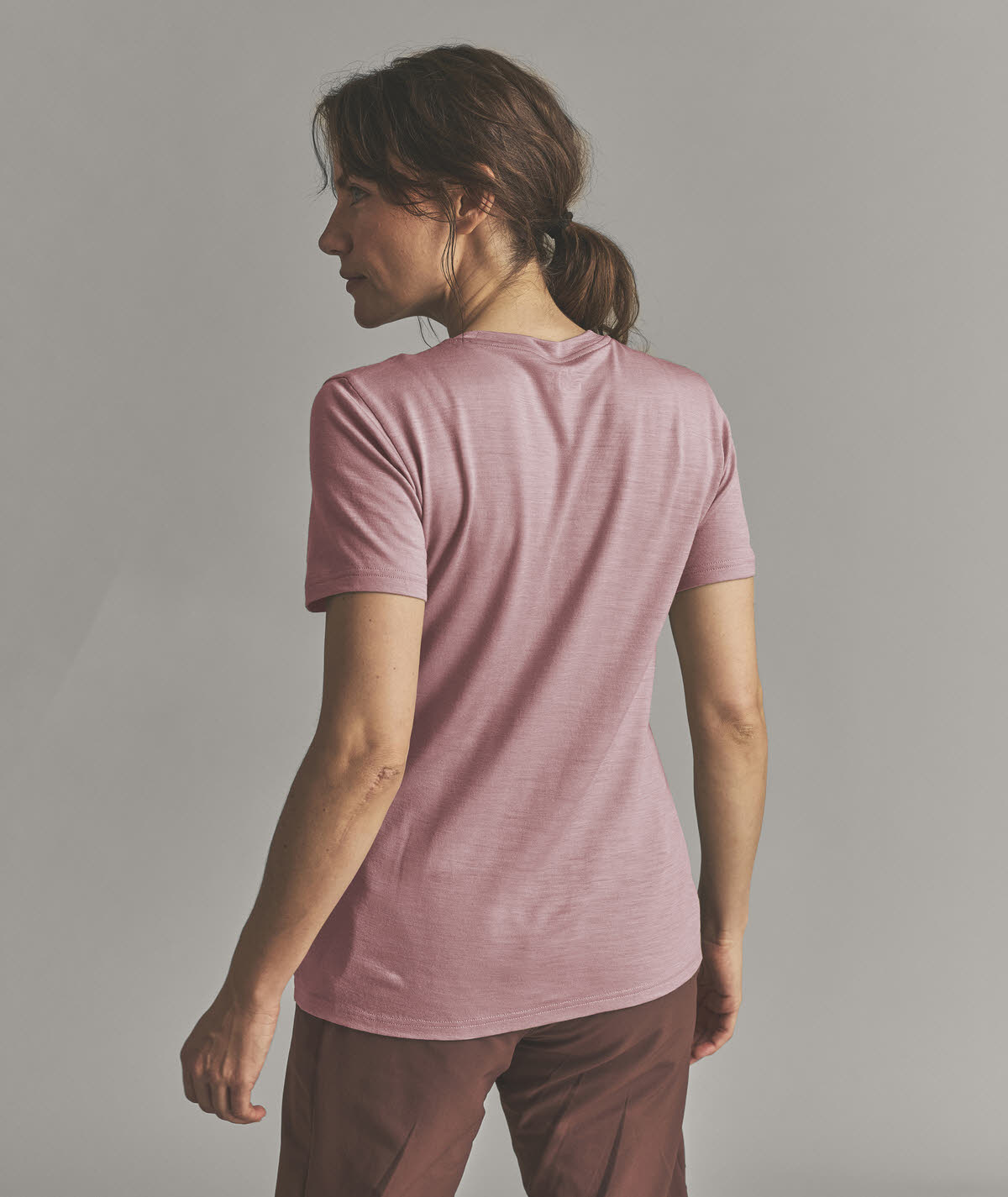 Ortovox DA 185 MERINO MTN BADGE TS W Damen T-Shirt Merino dusk rose