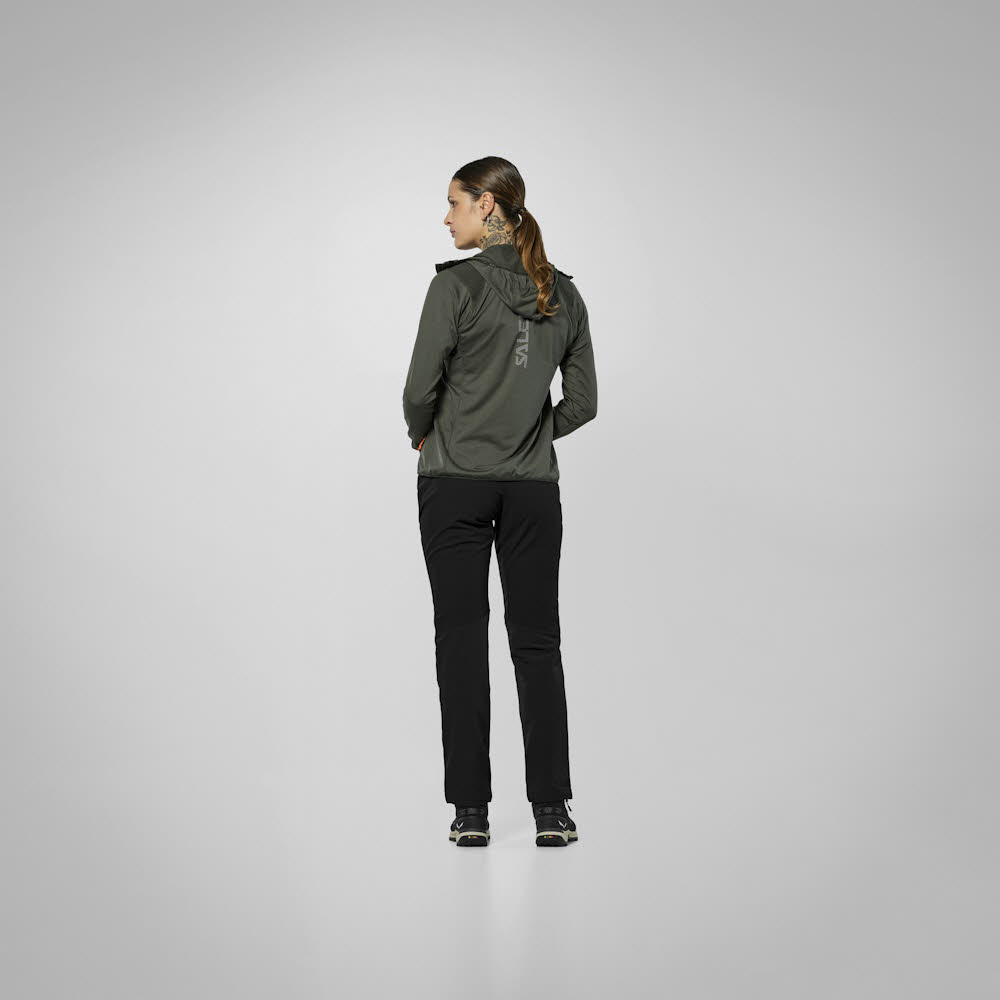 Salewa PUEZ DOLOMIA 2 PANTS Damen Wanderhose Trekkinghose gefüttert schwarz