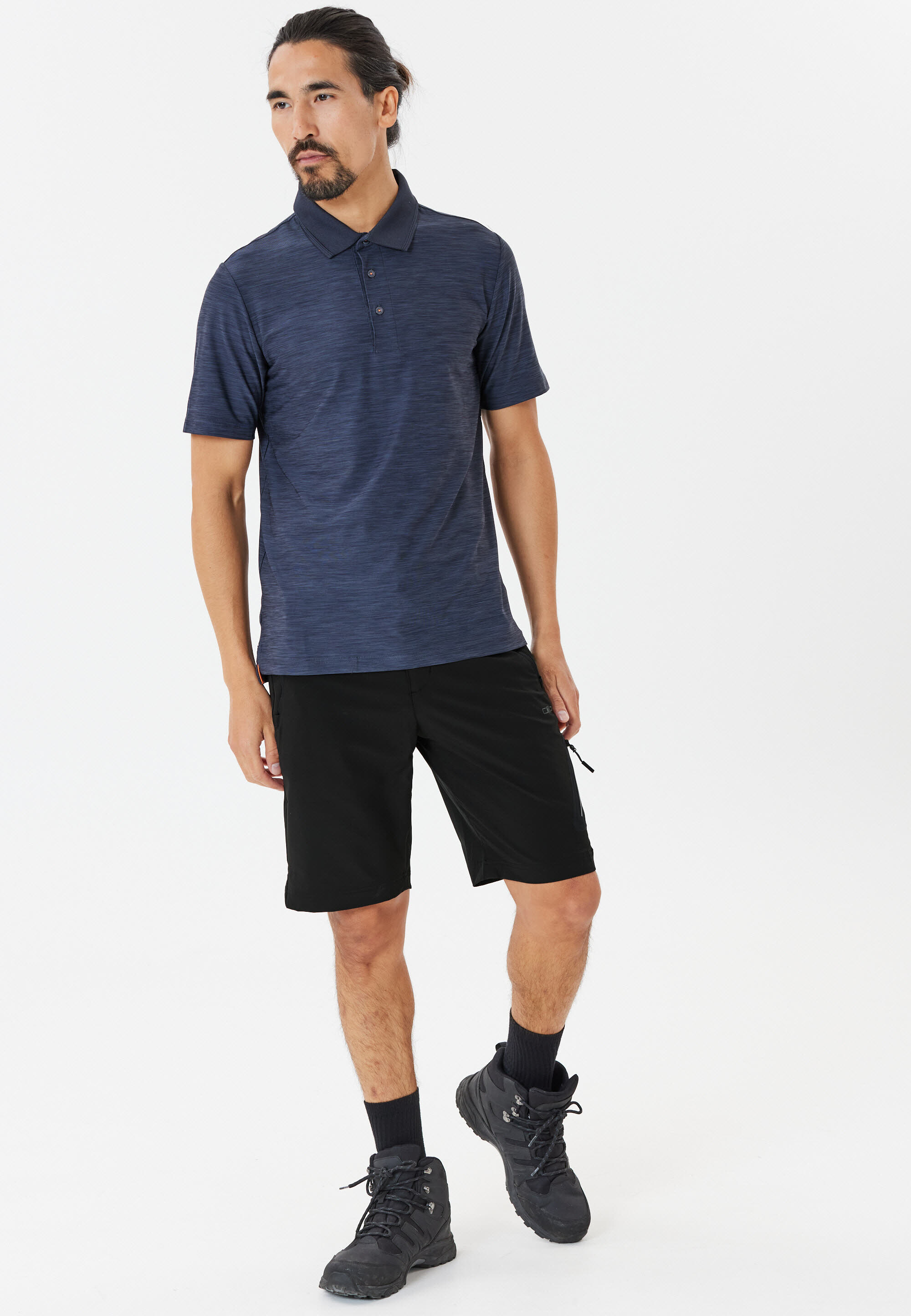 CMP Herren Bermuda Wandershorts Trekkingshorts schwarz