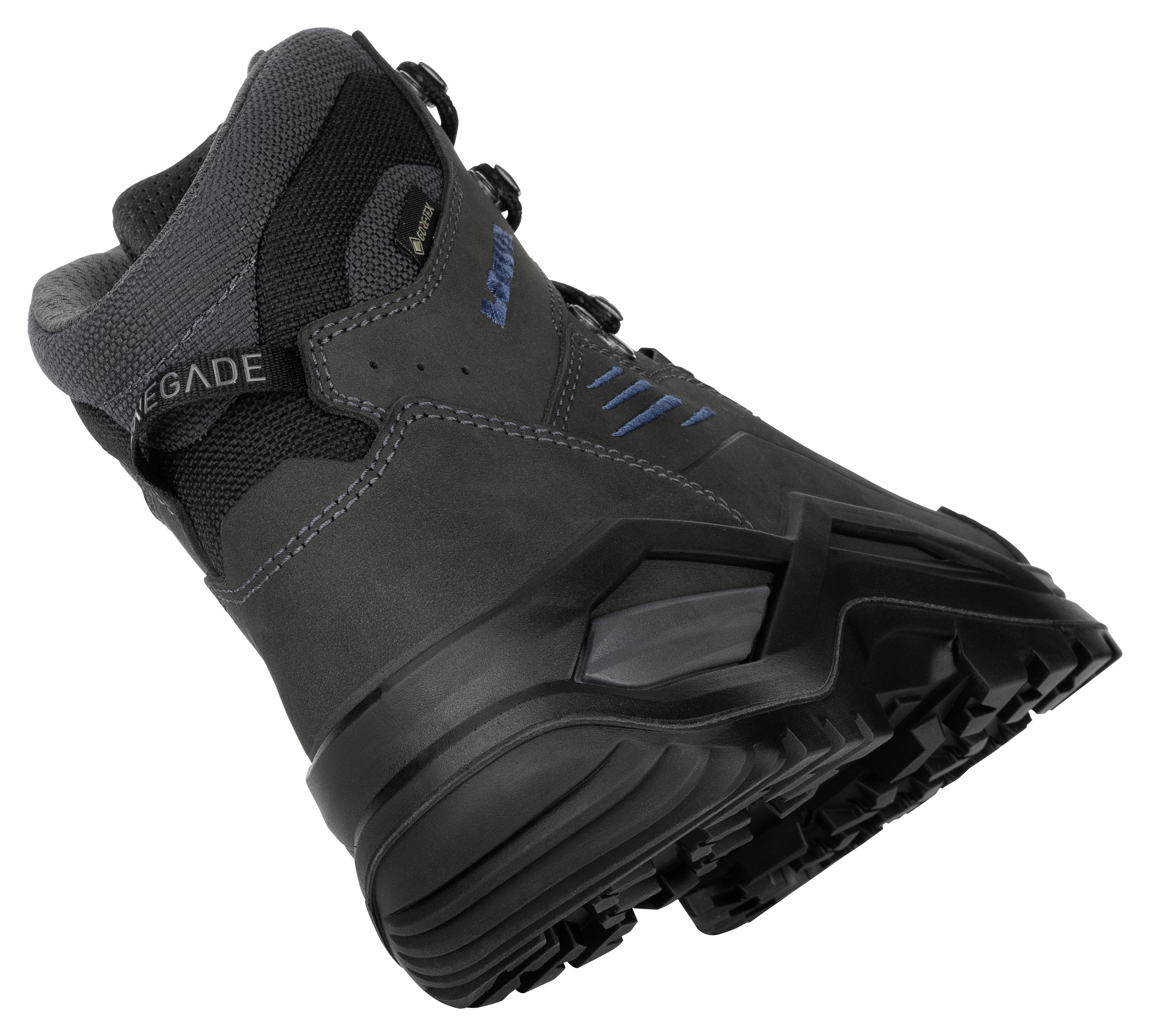 Lowa RENEGADE EVO GTX MID Herren Wanderschuhe Trekkingschuhe anthrazit/stahlblau