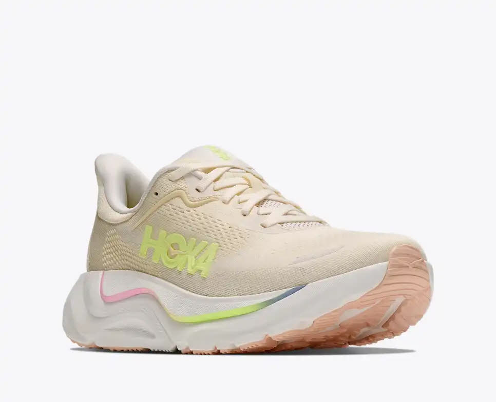 Hoka Arahi 9 Damen Laufschuhe Joggingschuhe vintage yellow