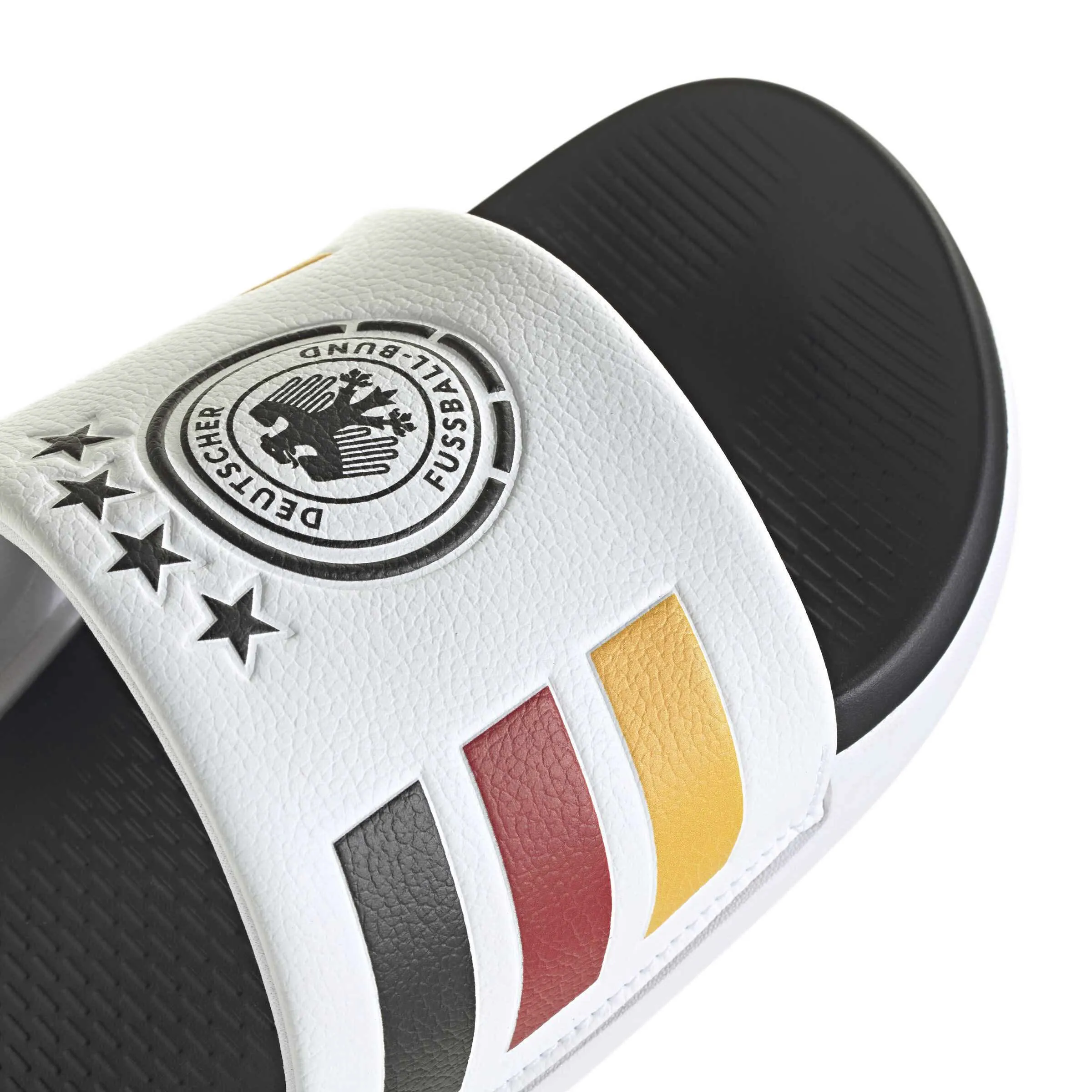 adidas ADILETTE CMFT DFB Unisex Badelatschen Nationalmannschaft weiß/schwarz/rot/gold