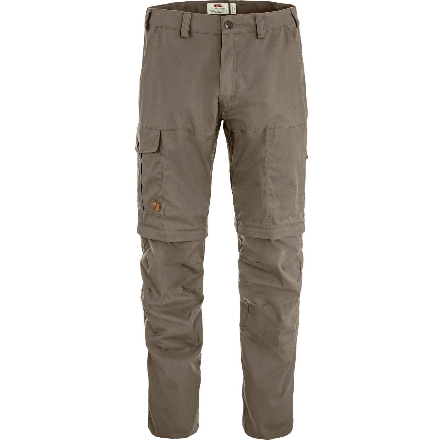 Fjällräven Karl Pro Zip-off Trousers M Herren Wanderhose Trekkinghose suede brown