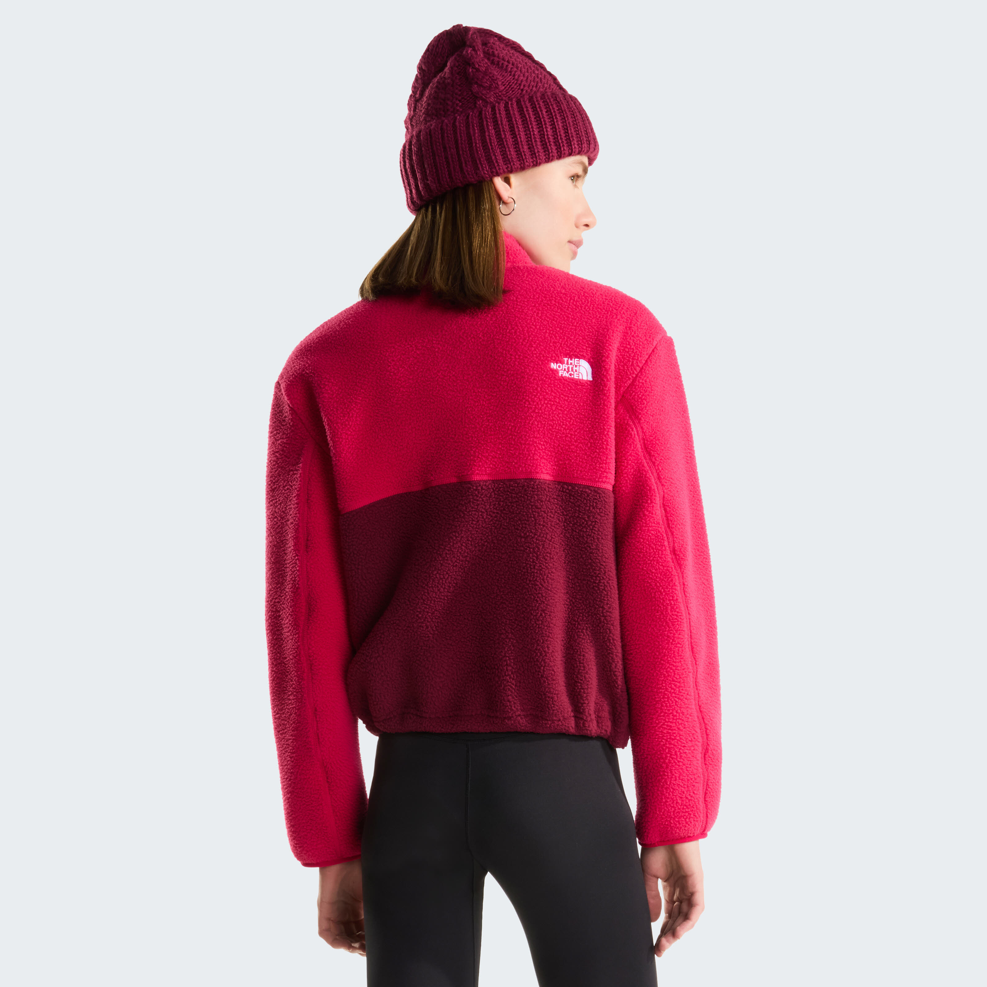 THE NORTH FACE DA YUMIORI 1/4 ZIP Damen Fleecepulli rot