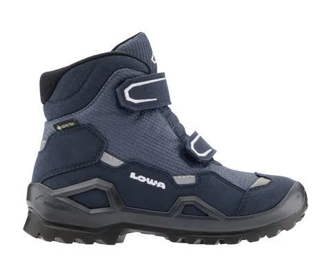 LOWA MILO EVO GTX MID JR Kinder Winterstiefel blau/navy