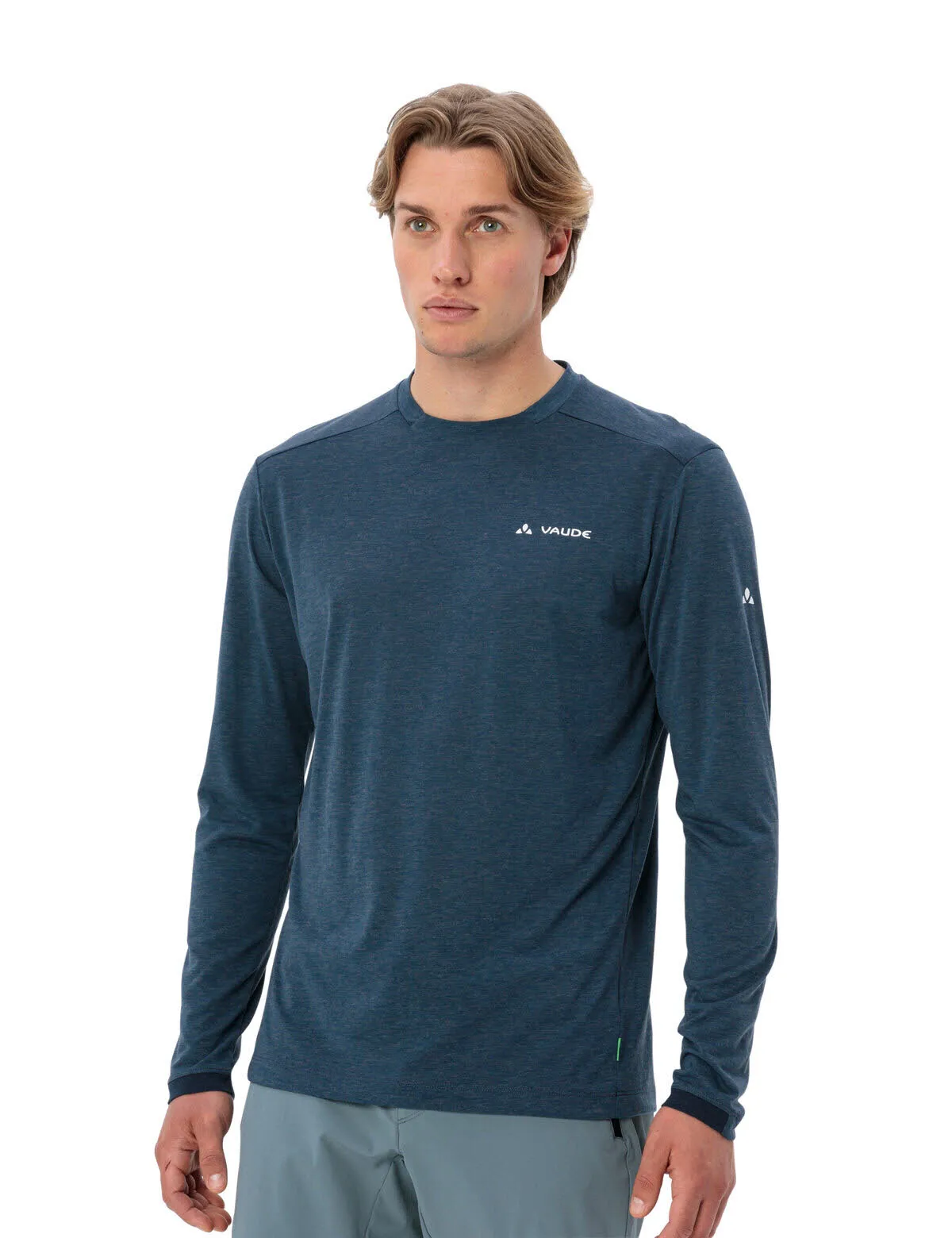 Vaude Essential Langarm T-Shirt Herren Funktionsshirt dunkelblau