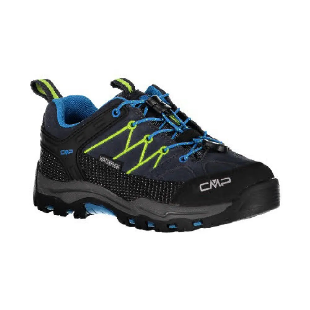 CMP Kids Rigel Low Trekkingschuh Kinderschuh Wanderschuh wasserdicht Outdoor Jungen blau