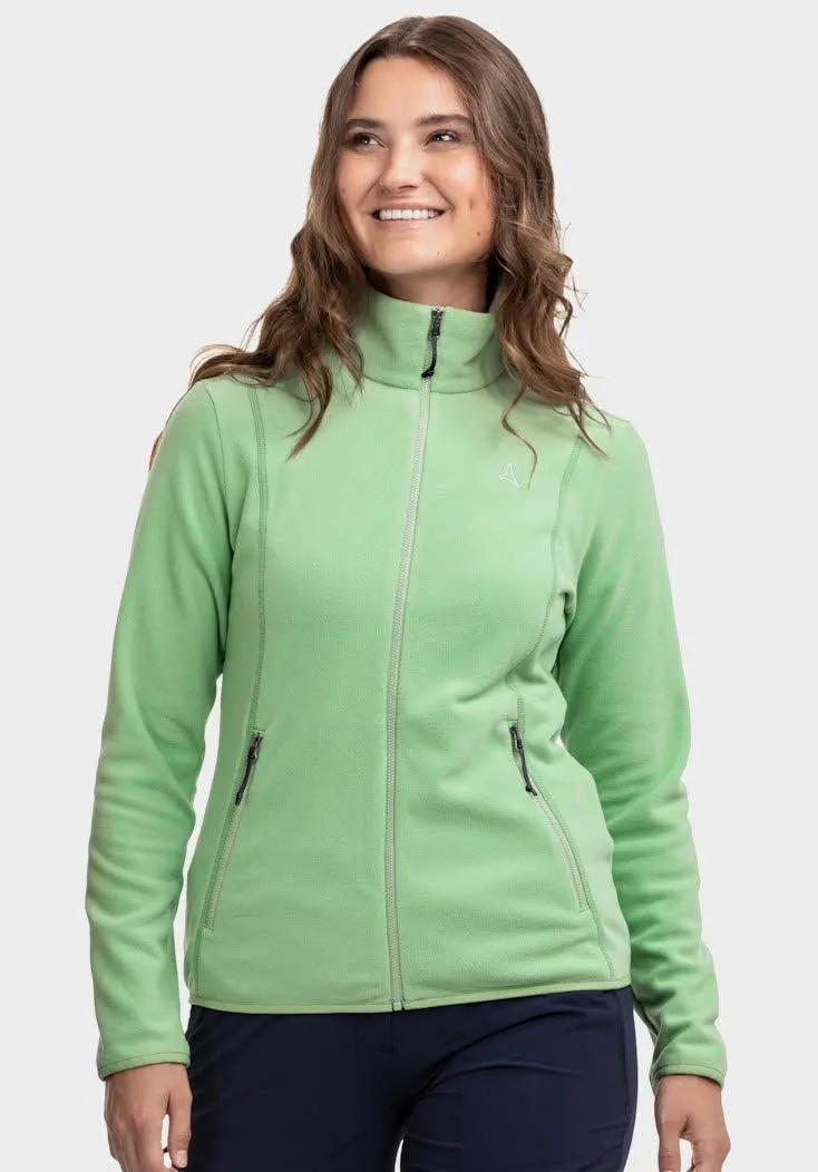 Schöffel Fleece Jk Style Ash WMS Damen Fleecejacke sprint crisp