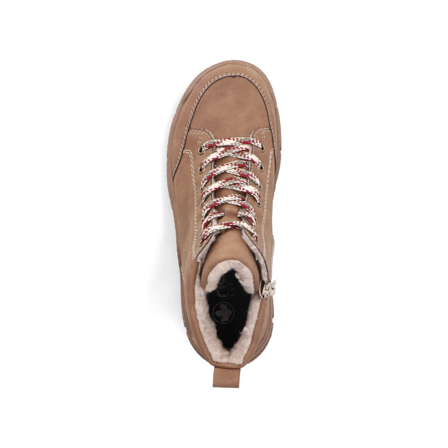 Rieker Damen Schnürstiefel braun
