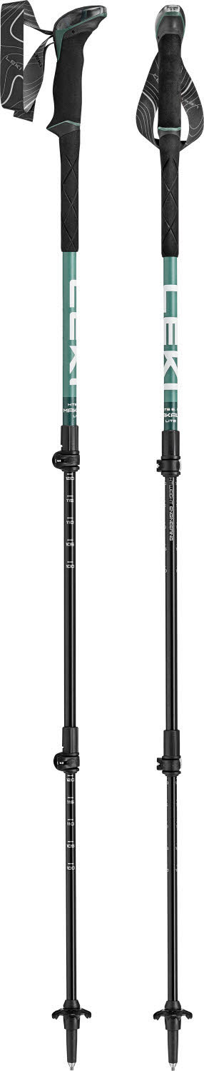 Leki Makalu Lite Unisex Wanderstöcke Trekkingstöcke verstellbar grün