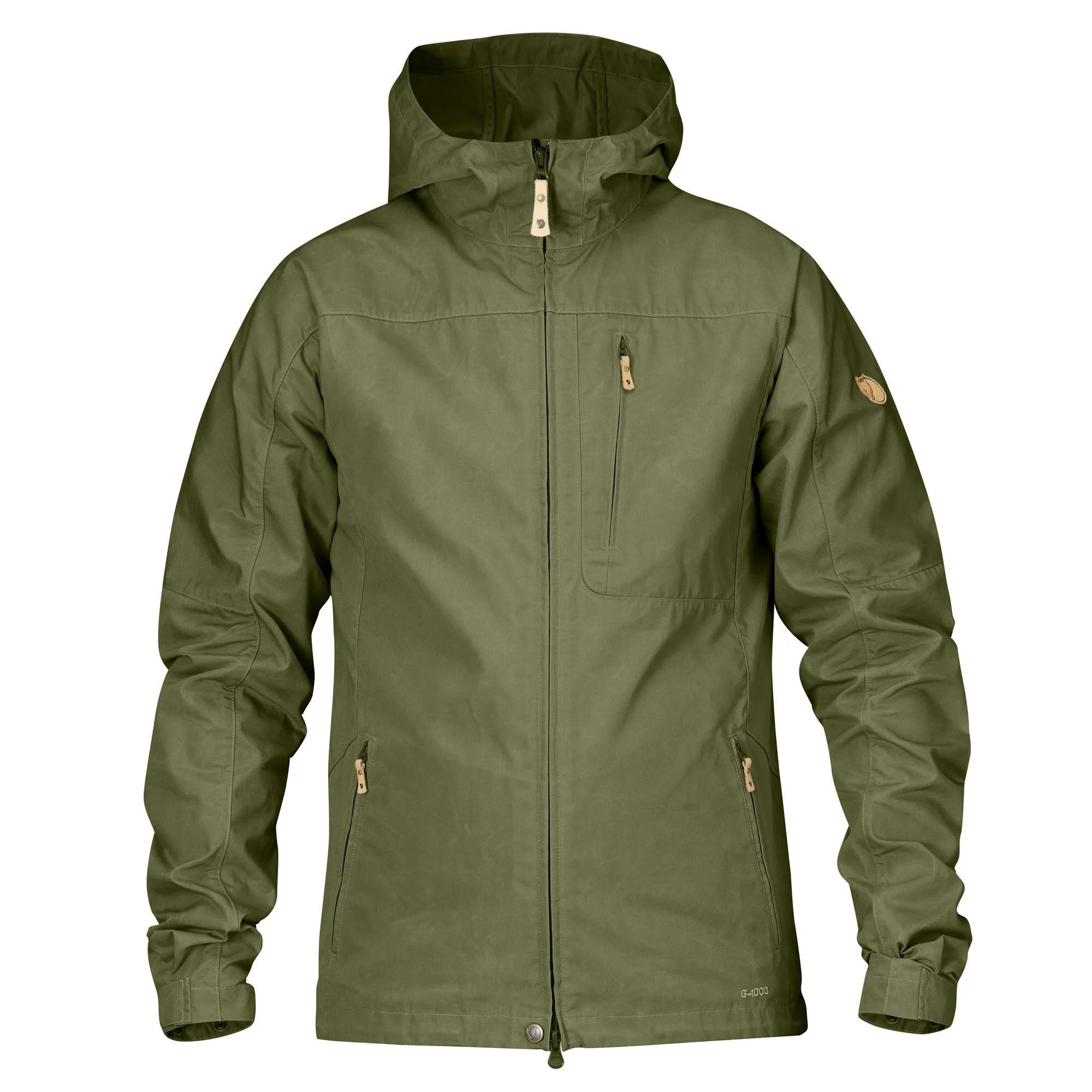 Fjällräven Sten Jacket Herren Outdoorjacke Alltagsjacke Kapuzenjacke grün