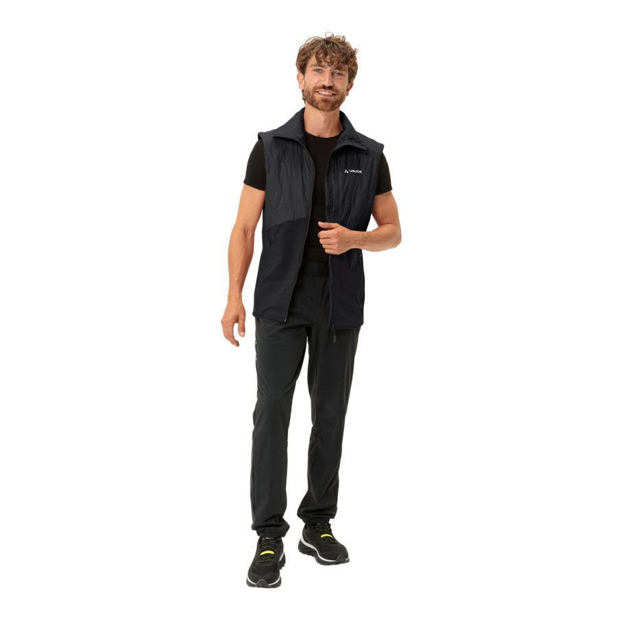 Vaude Brenva Weste II Herren Hybrid-Isolationsweste Wanderweste schwarz
