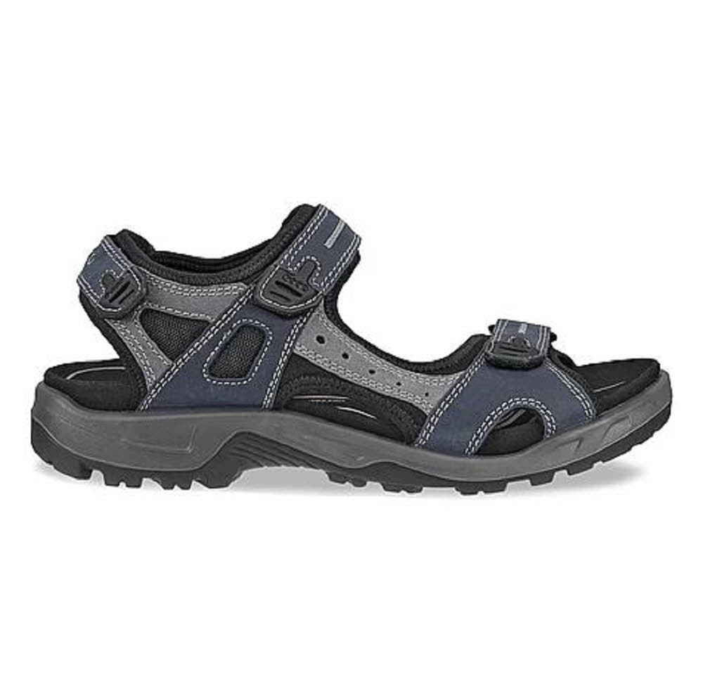 Ecco OFFROAD Herren Sandalen Outdoorsandalen Trekkingsandalen grau/marineblau NEU