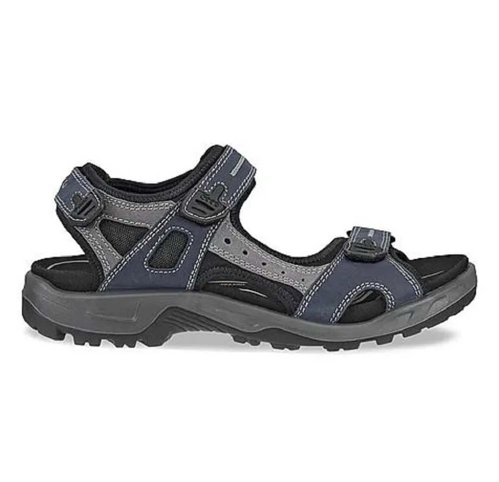 Ecco OFFROAD Herren Sandalen Outdoorsandalen Trekkingsandalen grau/marineblau NEU