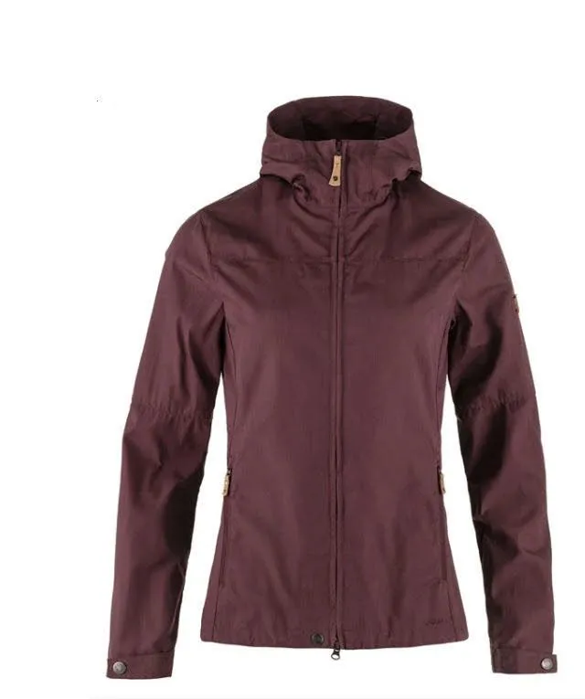 Fjällräven Stina Damen Jacke Kapuzenjacke lila