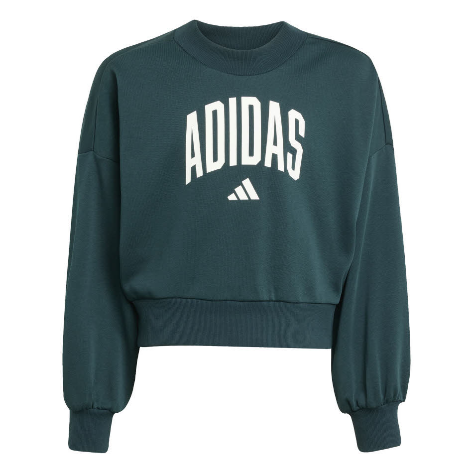 adidas Future Icons bauchfreies Mädchen Sweatshirt blau