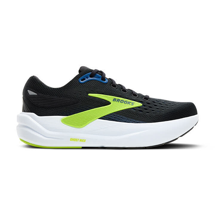 Brooks Ghost Max 3 Herren Laufschuhe Joggingschuhe black/navy/acid lime