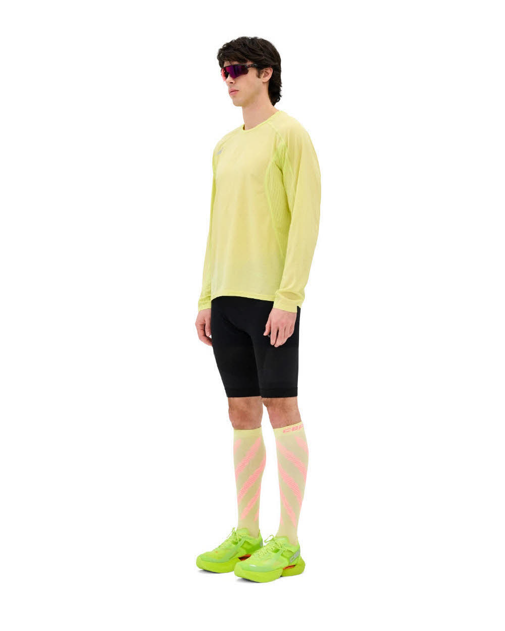 CEP pro run 3D compression shorts Männer Laufshorts schwarz