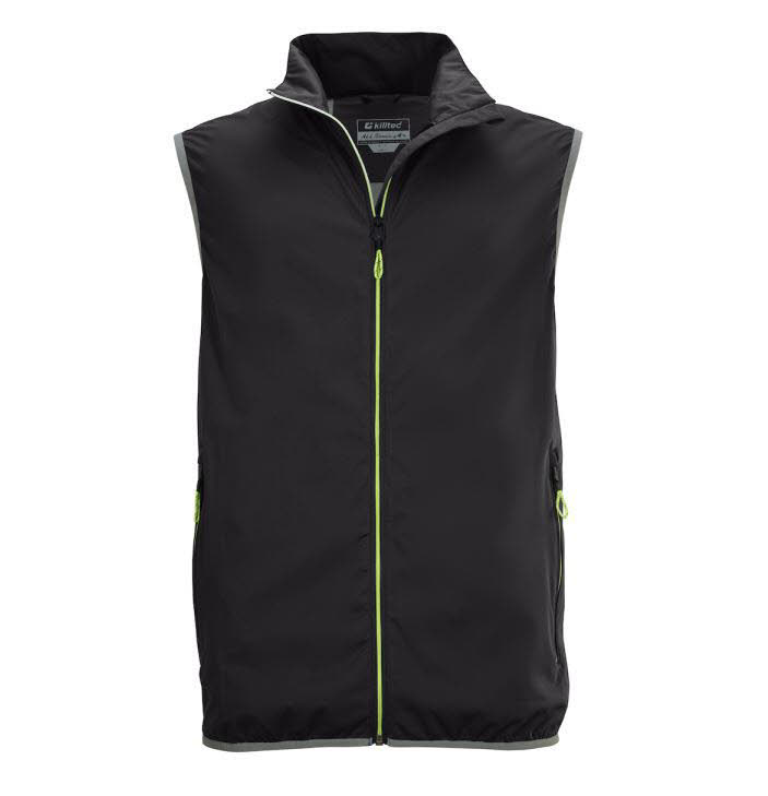 Killtec TRIN MN VST Funktionsweste Softshell-Weste Herren dunkelgrün NEU