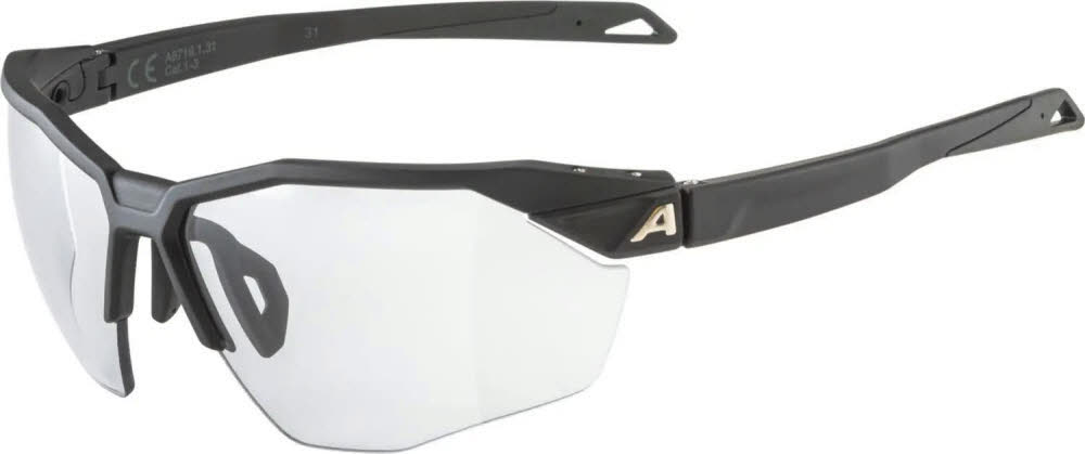 Alpina TWIST SIX HR V Unisex Skisonnenbrille Sportbrille black matt