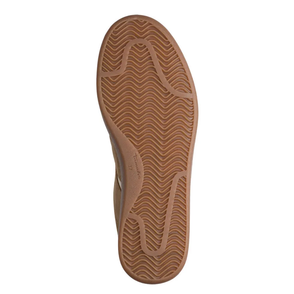 Tamaris Damen Sneaker Schnürer braun