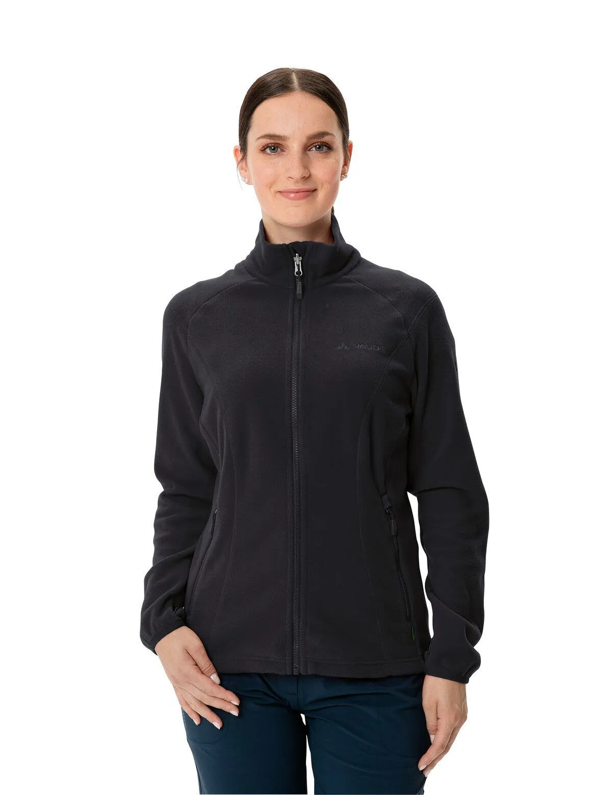 Vaude Wo Rosemoor Fleece Jacket II Damen Fleecejacke Wanderjacke schwarz NEU