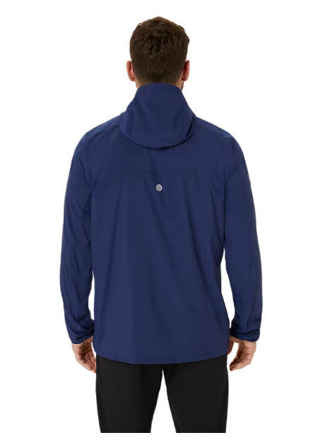 ASICS ROAD PACKABLE JACKET Laufjacke packbar Herren dunkelblau